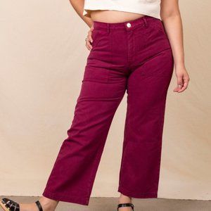 Big Bud Press Work Pants in Cranberry XS